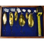 Lures – Collection of U.S, Canada and Great Lakes spoons (6) – makers incl Pflueger; 2x Hendryx;