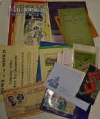 Collection of Golfing Ephemera to consist of Jack Nicklaus £5 note, autographed photographs Nick