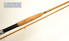 J S Sharpes Scottie Aberdeen The Margret No.2 brook split cane spinning rod – 7ft 6in 2pc fitted