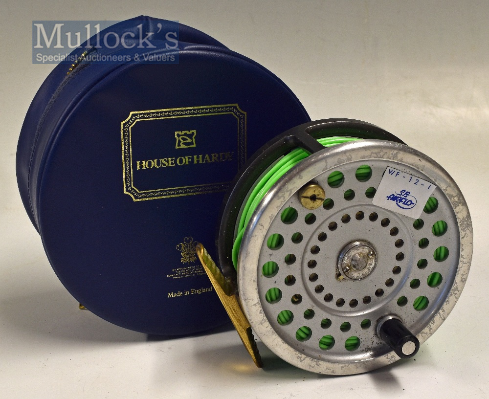 J W Young & Sons Fifteen Hundred Series salmon fly reel, spare spool and lines– Model 1535 4.25” dia - Image 2 of 2