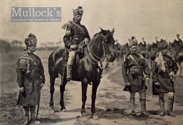 India – ‘Jacobs Horse’ the 6th Bombay Cavalry Print from a Military Journal 1896, 29x19cm approx.,