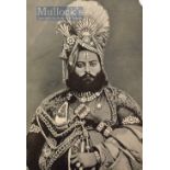 India – ‘Rajah Madhava Singh of Pannah, Central India’ Illustration from a British Periodical 1903