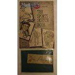Autographed Sporting Items Gene Sarazen 1902 – 1999 on a piece of paper some staining together