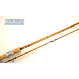 A Carter & Co Ltd South Molton Street W1 The Mayfair Spinning Rod: 7ft 2pc split cane with