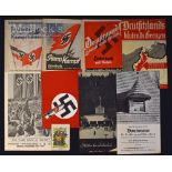 Various German Leaflets to include The Third Reich in Sound, The German Soldiers Songs pocket size