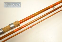 James Aspindale Redditch “Dalesman Roachdale” split cane rod – 12ft 3pc with clear agate butt and