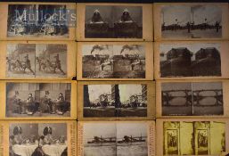 Selection of Stereoview Cards to depicting Manchester Ship Canal, Liverpool Docks, plus