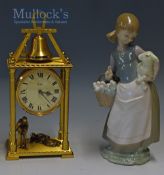 Swiss Imhof ‘Frere Jacques’ Gilt Bronze Mantel Clock Ref .82/731 ‘Frere Jacques’, with monk
