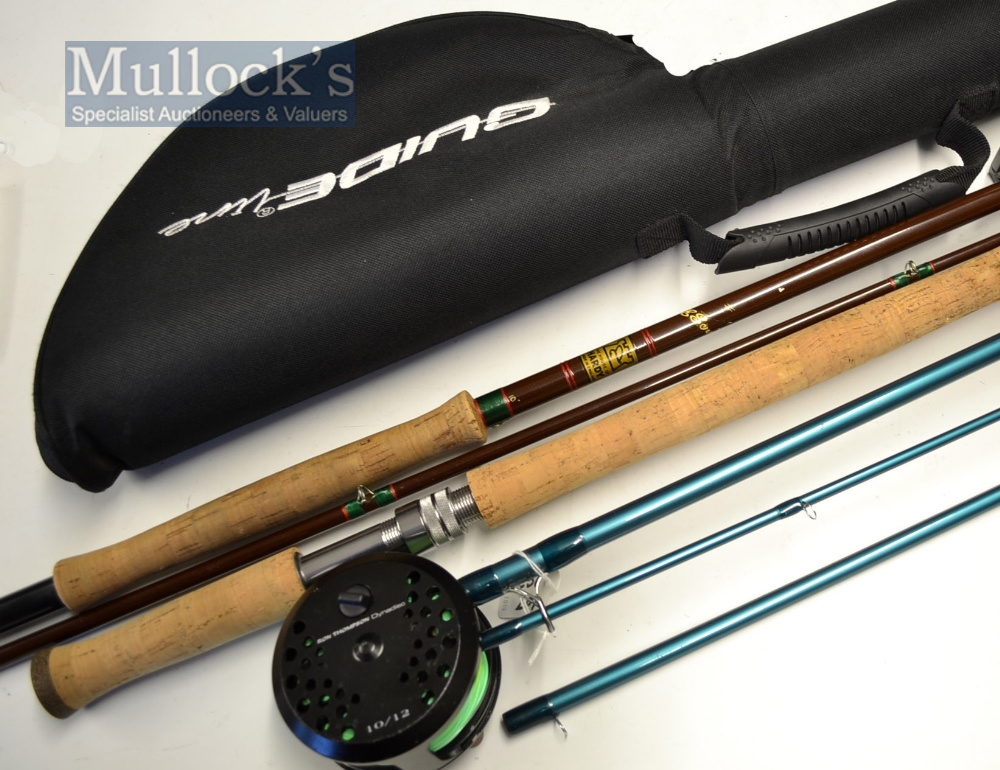 Hardy and Ron Thompson fly rods and reel (2) – Hardy The Esk 10ft 2pc line 7# - with lined butt