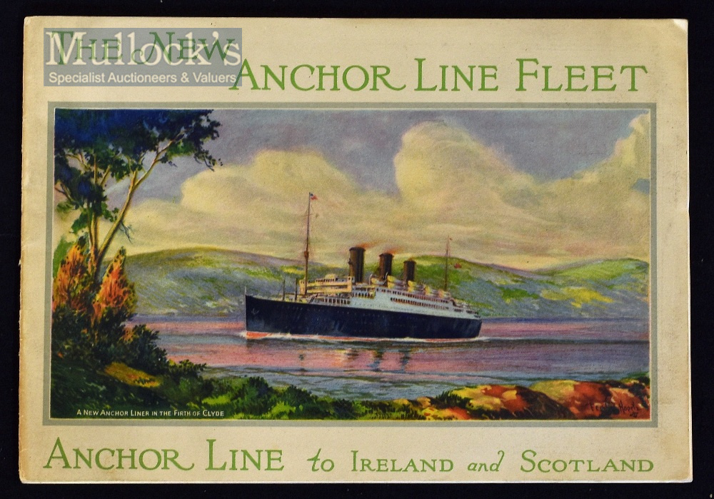 The New Anchor Line Fleet 1920s Publication - An impressive 24 page publication for 20 full page