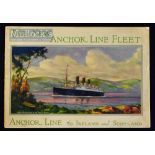 The New Anchor Line Fleet 1920s Publication - An impressive 24 page publication for 20 full page