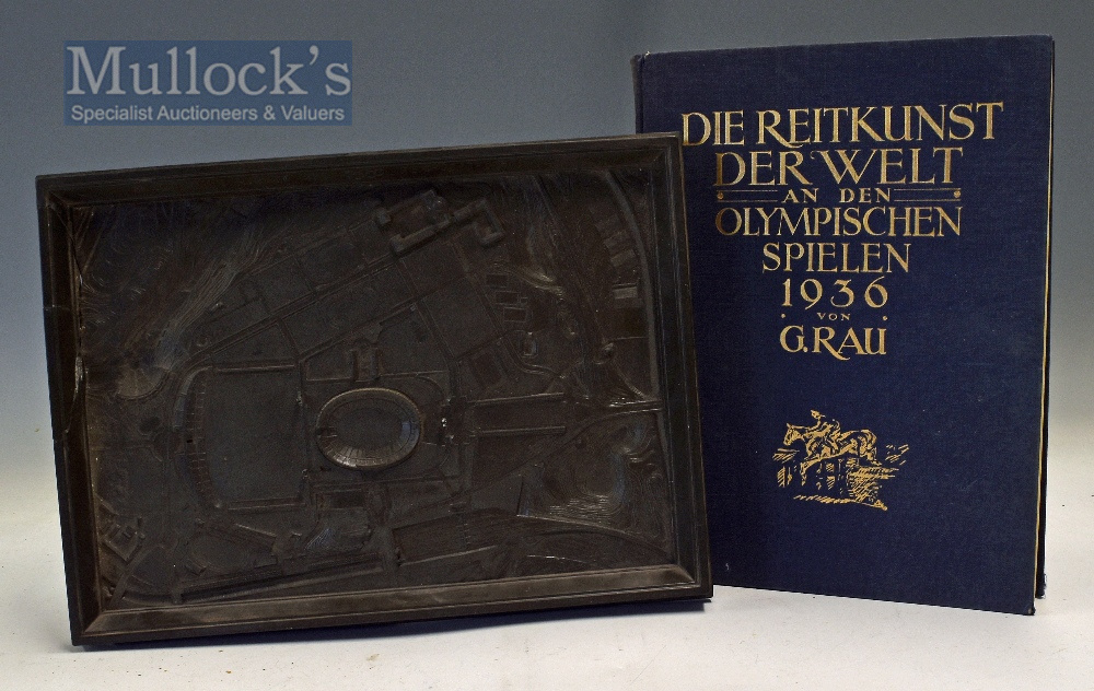 Die Reikunst Der Welt 1936 Olympics Book on Showjumping and Bakelite Model– together with a period