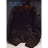 Collectable ‘Touch’ Gents Flying Jacket with nice ‘Africa Corp 1893’ branding, chocolate brown