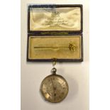 Muret Geneve Fob Pocket Watch stamped 20176 internally, stamped with maker’s mark internally, with