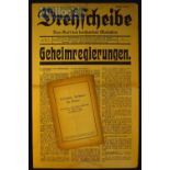 1932 ‘Turntable’ German Newspaper – the news sheet of thinking people, 1932 the year before Hitler