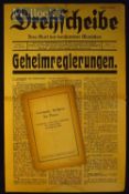 1932 ‘Turntable’ German Newspaper – the news sheet of thinking people, 1932 the year before Hitler