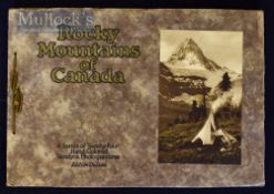 Rocky Mountains of Canada 1920s Publication - Has 24 large tipped in full page hand tinted scenic