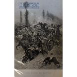 1884 French Photogravure Print - “Une Piece En Danger” published by M Knoedler & Co having some