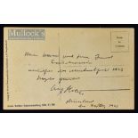 Germany - Adolf Hitler 1925 Signed Postcard signed to reverse in ink, dated ‘München 24 Dec 1925’