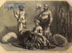 India – ‘Tookajee Rao Holkar Indore’ Original Engraving 1857 from a drawing by Mr W. Carpenter,