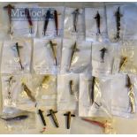 Collection of early devons, minnows and nature baits (23 ) makers incl Peek & Son, Hatton, Made In