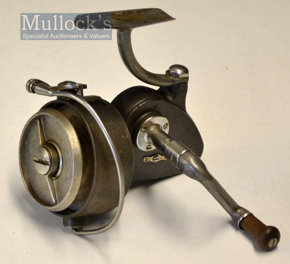 Hardy Bros Exalta L.H.W spinning reel – with full bail arm with optional check button to gear - Image 2 of 2