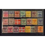 Samoa - Early interesting collection of 22 different postage stamps Circa 1880s – 1890s including