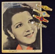 Original 8" x 10" promotional photo of a star "Libertad Lamarque" printed on card stock for "La