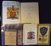 Boutell’s Heraldry 1958 Book together with an album of Crests, Monograms Coats of Arms published