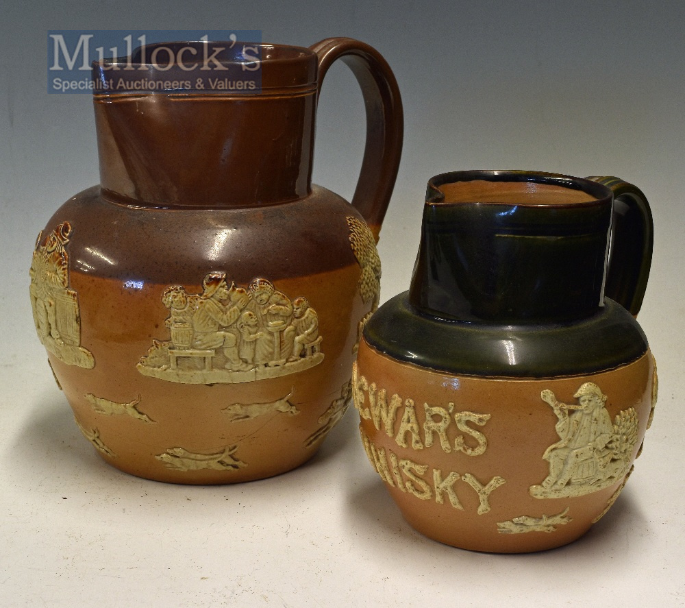 Royal Doulton ‘Dewars Whisky’ Stoneware Pottery Bulbous Jug marked to the bottom with maker’s mark - Image 3 of 4