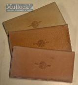 Orient Express Ticket Wallets – 3x High quality leather wallets, one having a passenger registration