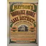 Lake District - Keswick Impressive Poster Advertising “Maysons Ordnance Model Of The Lake District”,