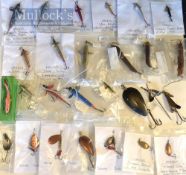 Collection of various early lures (27) – makers incl 9x Hardy, Percy Wadham, 2x Munro, et al plus 9x