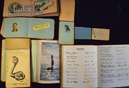 Interesting Box of Ephemera to include a varied selection of early photographs some sepia,