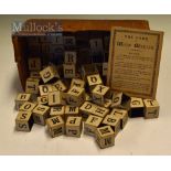 Victorian Game ‘The Word Making Game’ This 3D Card block word game for up to 6 players with