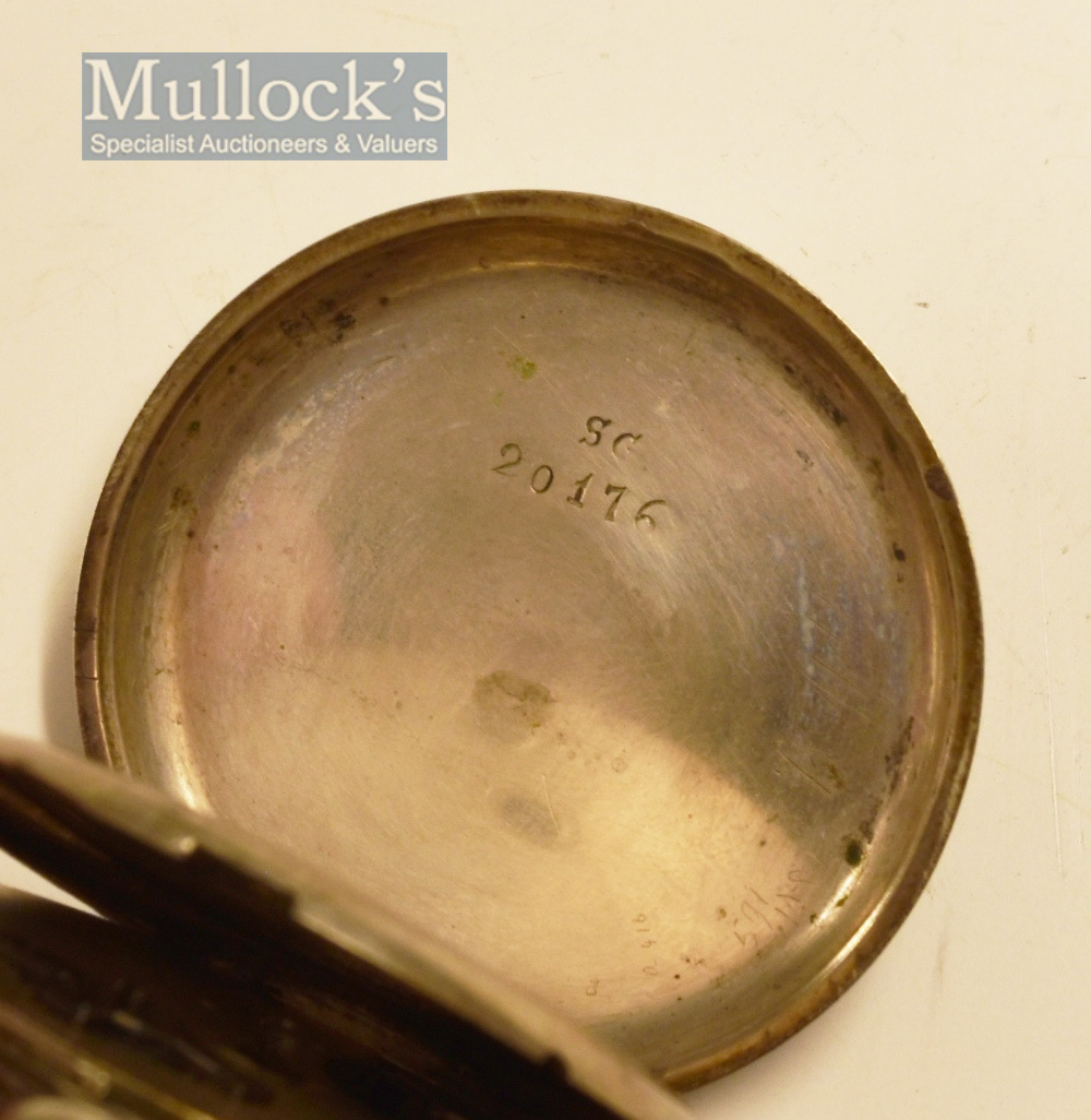 Muret Geneve Fob Pocket Watch stamped 20176 internally, stamped with maker’s mark internally, with - Image 5 of 5