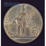 Scarce Giant Crystal Palace Medallion 1851 Obverse; The Crystal Palace with Portraits of Queen