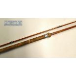 B James and Son England “Richard Walker Mk. IV” Rod - 10ft 2in 2pc split cane Avon rod with close