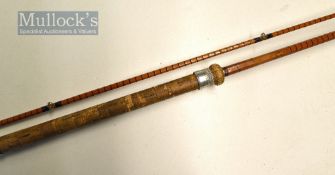 B James and Son England “Richard Walker Mk. IV” Rod - 10ft 2in 2pc split cane Avon rod with close