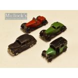 Dinky Toys Diecast Model Selection to include Austin Devon, 2x Rovers and a Green Taxi, all loose,