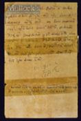 India – MK Gandhi Hand Written Letter to Prabhudas Chhaganlal Gandhi grandson of Gandhiji’s