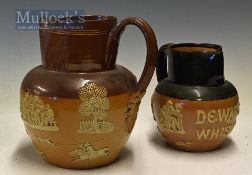 Royal Doulton ‘Dewars Whisky’ Stoneware Pottery Bulbous Jug marked to the bottom with maker’s mark