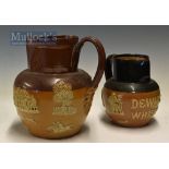 Royal Doulton ‘Dewars Whisky’ Stoneware Pottery Bulbous Jug marked to the bottom with maker’s mark