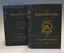 The Highlands Of India 1882 Book By Major-General D. J. F. Newall - Strategically considered with