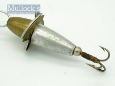 Scarce Griffiths Minnow bait c.1922 – c/w propeller fins in brass an d alloy both stamped patent and