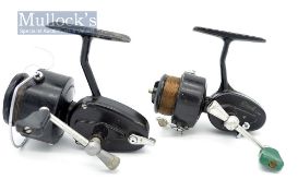 2x Early Mitchell spinning reels incl scarce Mitchell 358 Prince High Speed first model with