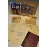 Cyril Tolley Amateur Golf Champion related ephemera and other memorabilia to include photographs