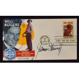 Autograph – James Stewart (1908-1997) Cowboys Signed First Day Cover 1979 signed in black to the