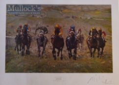 Klaus Philipp Signed ‘Finish’ Colour Print c.1981, taken from original in 1976, mounted ready to