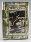 Fishing Book - Canaway, W.H. – “A Snowdon Stream” 1958 1st Ed., with dust wrappers,